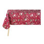 Voir la diapositive 1 : Douceur d'Intérieur Nappe rectangulaire antitache et infroissable imprimé Père Noël - L. 150 x l. 240 cm - Rouge