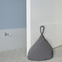 Voir la diapositive 3 : Paris Prix Cale Porte Triangle  Lounge  15cm Gris Foncé