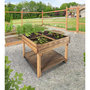 Voir la diapositive 4 : Carré potager sur pieds L80x80xH90cm