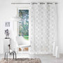 Voir la diapositive 4 : Paris Prix Rideau Voilage à Œillets  Pixie  140x240cm Blanc