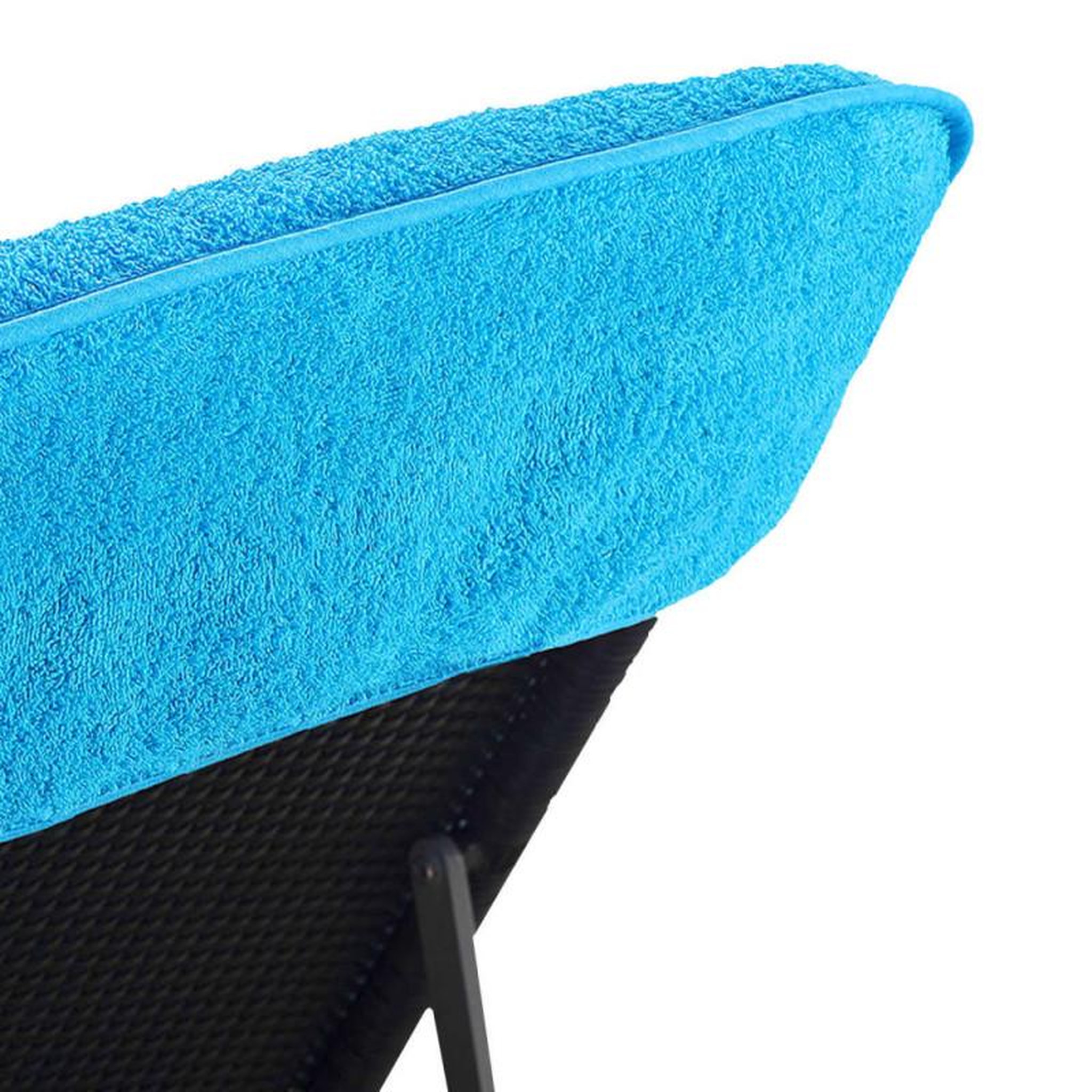 Voir la diapositive 6 : VIDAXL Serviettes de plage 2 pcs turquoise 75x200 cm tissu 400 GSM