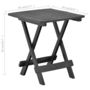 Voir la diapositive 6 : VIDAXL Table pliable de jardin anthracite 45x43x50 cm plastique