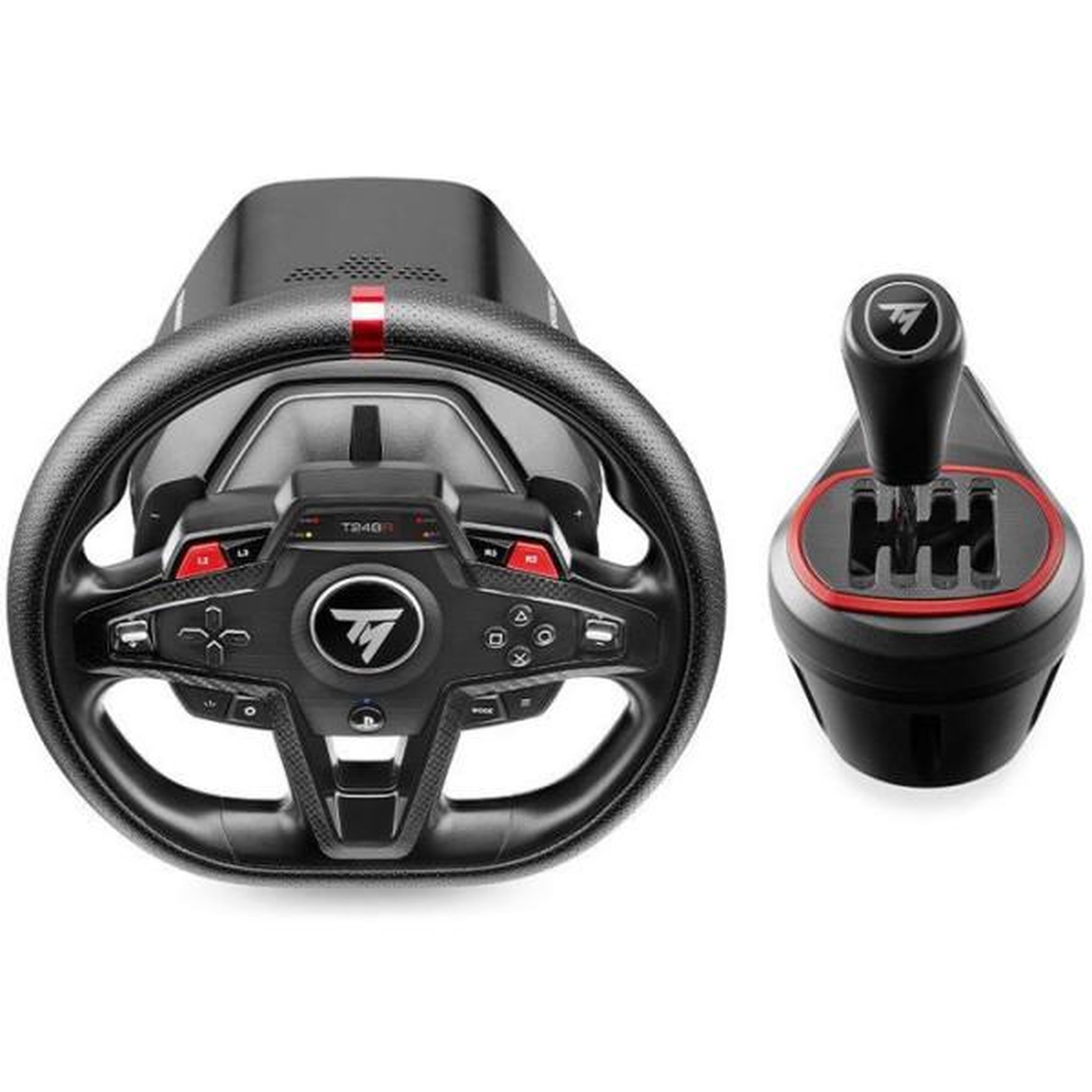 Thrustmaster Pack volant - thrustmaster - t248r shifter pack - volant t248r - levier de vitesse th8s - pédalier pc playstation