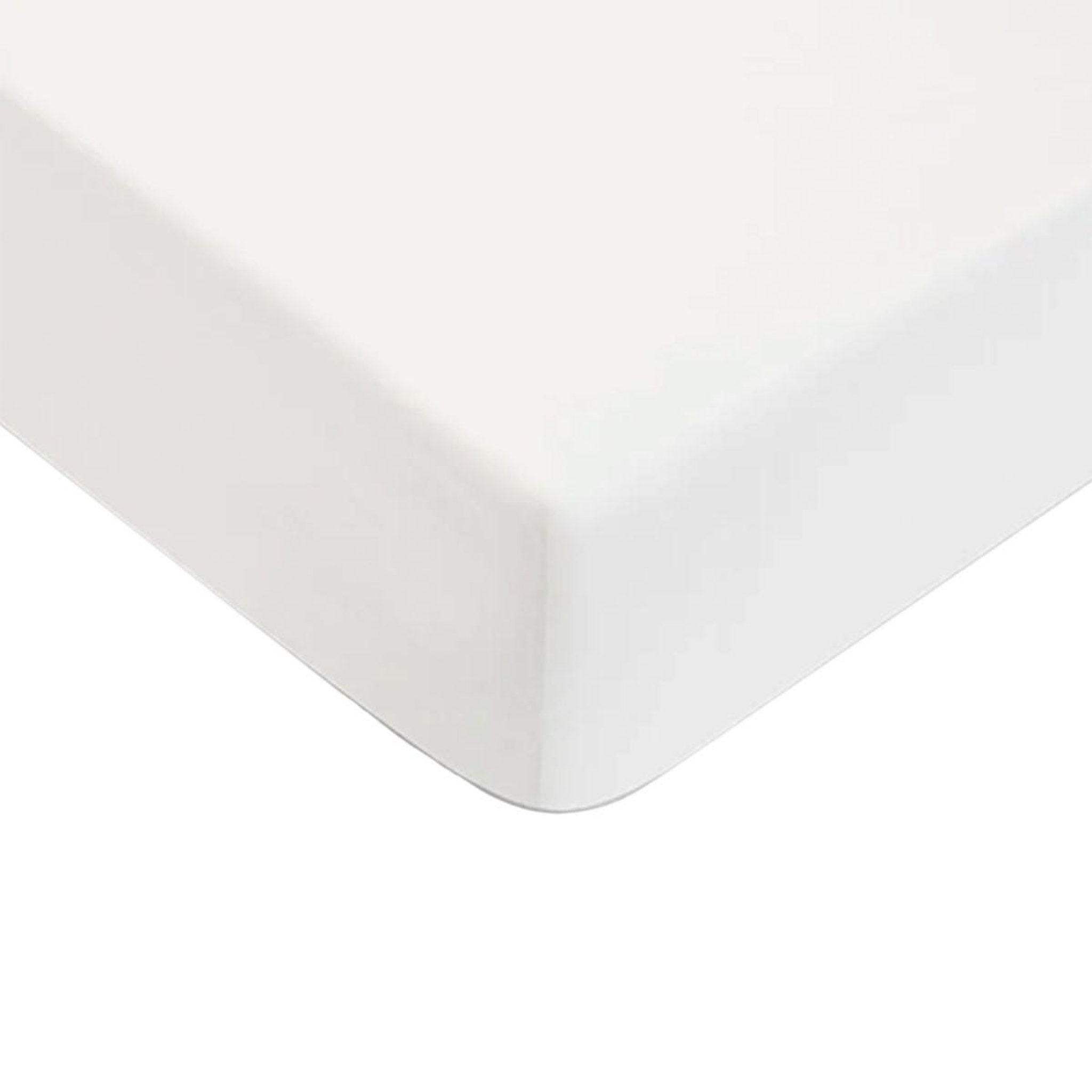 Voir la diapositive 1 : FUTURE HOME Drap housse uni en coton 57 fils