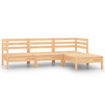 VIDAXL Salon de jardin 4 pcs bois massif de pin