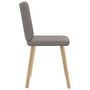 Voir la diapositive 5 : VIDAXL Chaises a manger lot de 2 taupe tissu