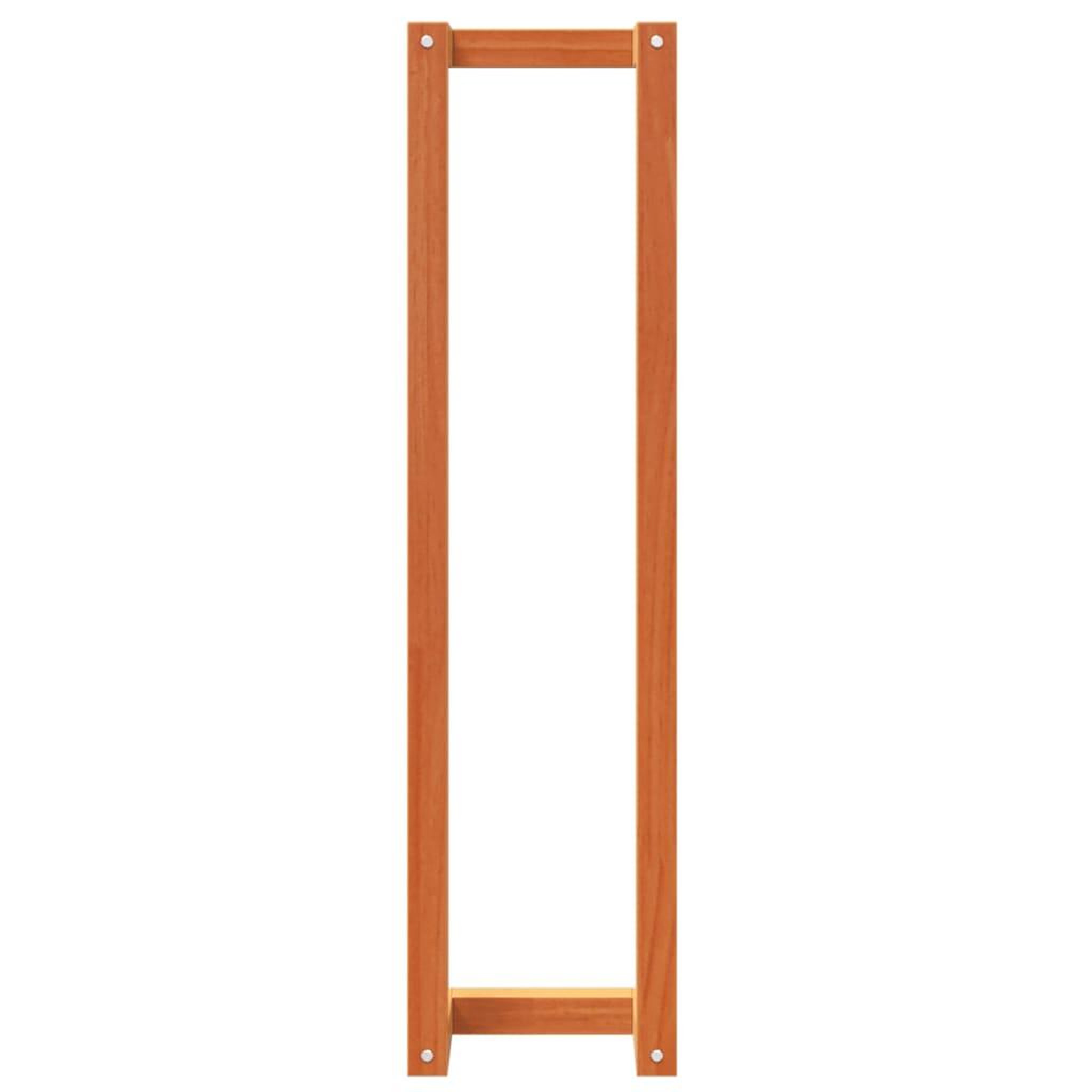 Voir la diapositive 5 : VIDAXL Porte-serviette marron cire 23x18x90 cm bois de pin massif