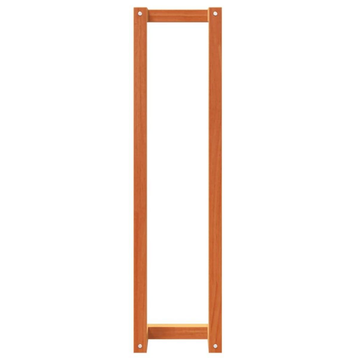 VIDAXL Porte-serviette marron cire 23x18x90 cm bois de pin massif