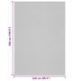 Voir la diapositive 6 : VIDAXL Tapis de tente creme 5x2,5 m