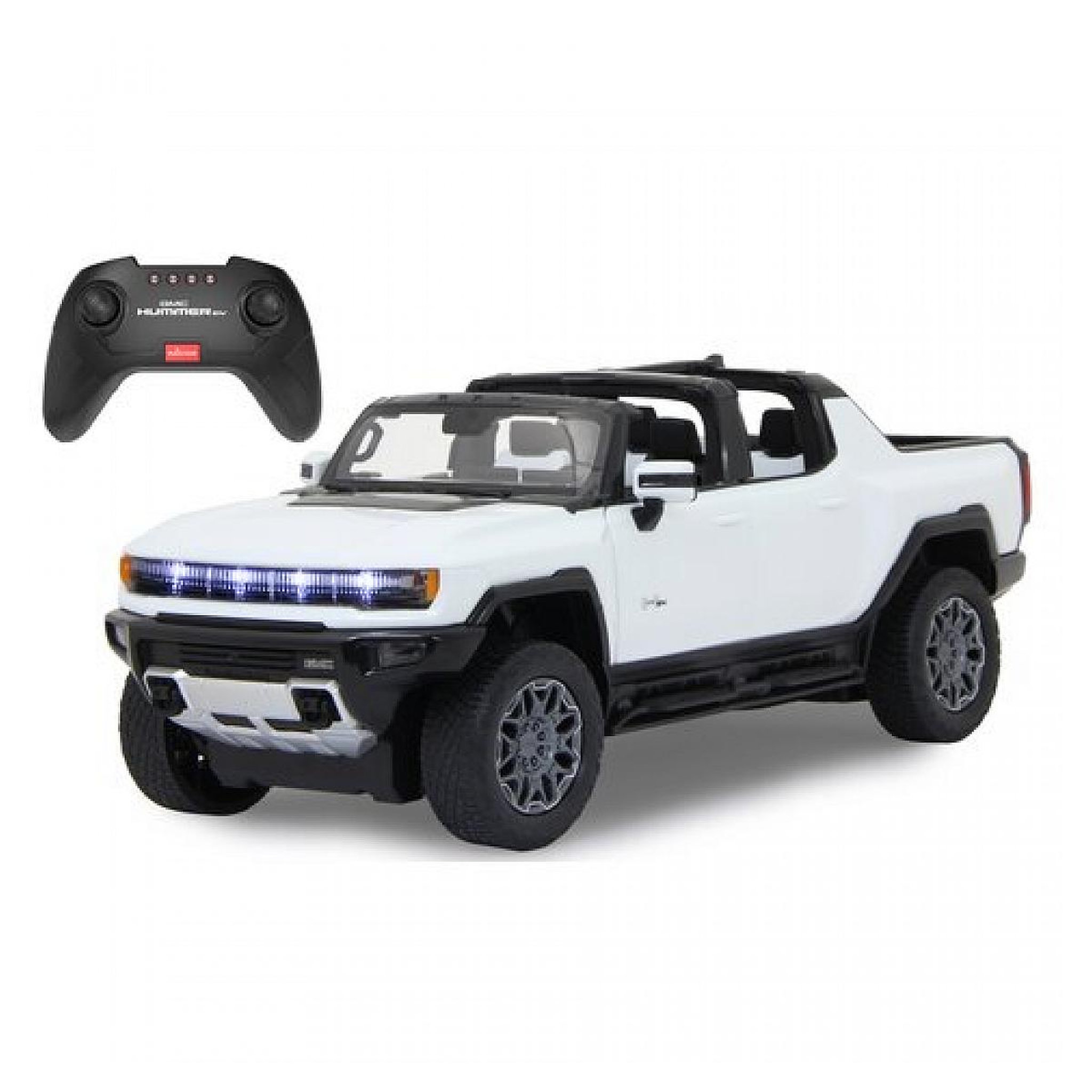 Voir la diapositive 1 : Jamara Hummer EV 1:16 blanc 2.4GHz Porte manuelle