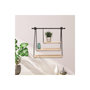 Voir la diapositive 2 : Paris Prix Étagère Murale 3 Niveaux  Filaire  65cm Naturel