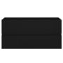 Voir la diapositive 5 : VIDAXL Armoire d'evier Noir 90x38,5x45 cm Bois d'ingenierie