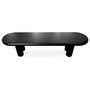 Voir la diapositive 4 : Paris Prix Table Basse Ovale  Emory  160cm Noir