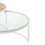 Voir la diapositive 4 : Paris Prix Lot de 2 Tables Basses Design  Lounge  91cm Blanc