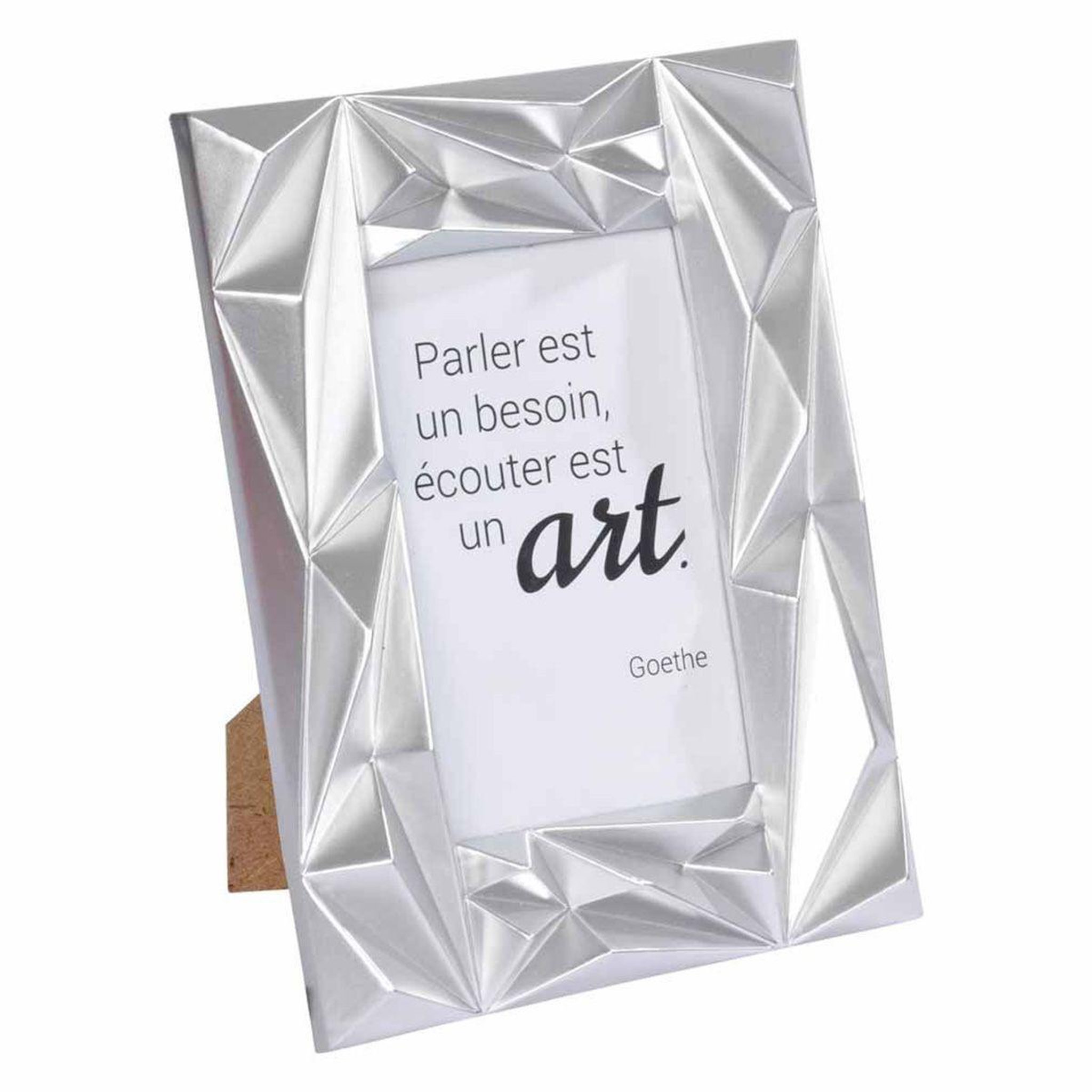 HOMEA Cadre Photo Déco  Galactic  13x18cm Argent