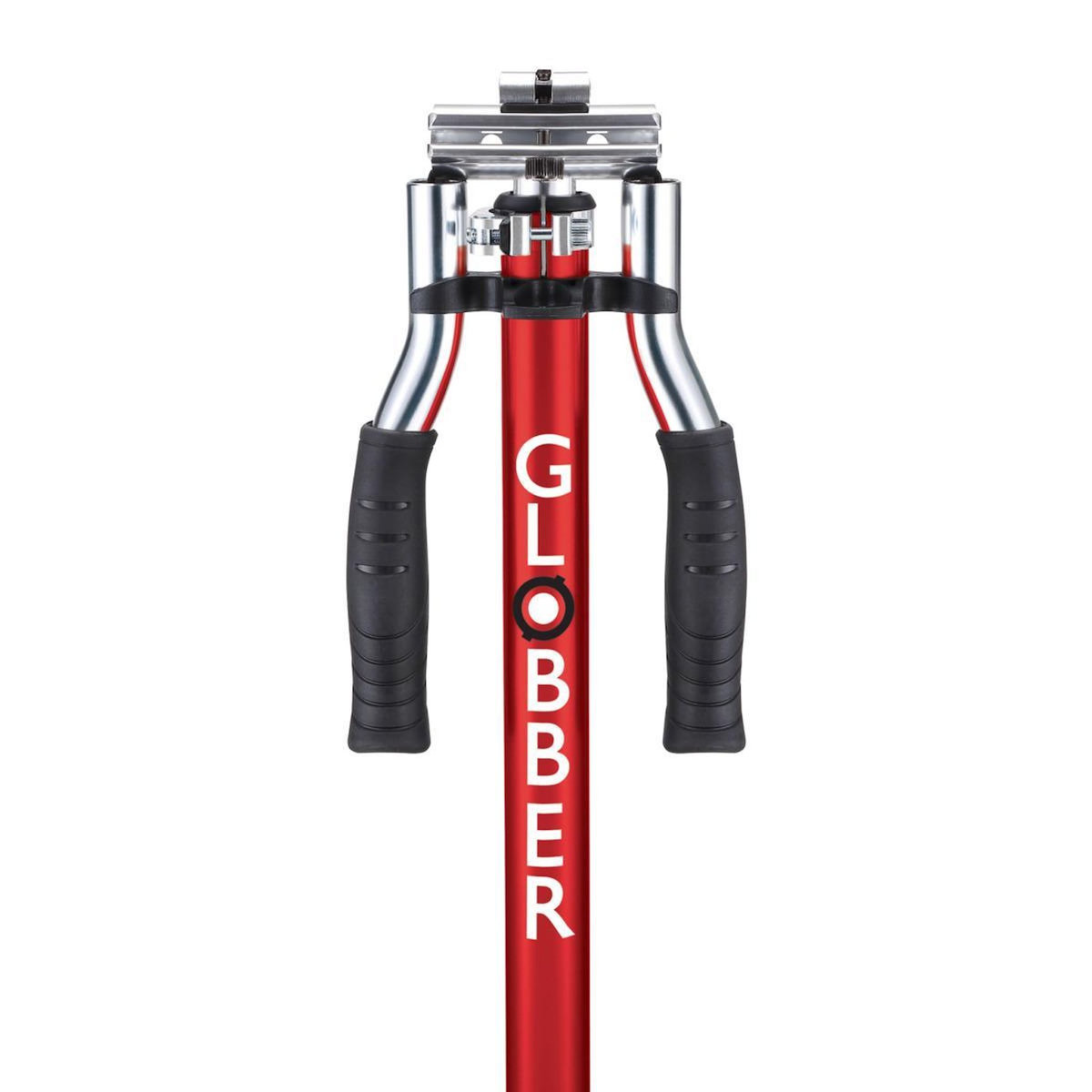 Globber Trottinette Flow Element Lights Chrome Finish rouge