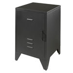 Paris Prix Table de Chevet Enfant  Bronxx  60cm Noir