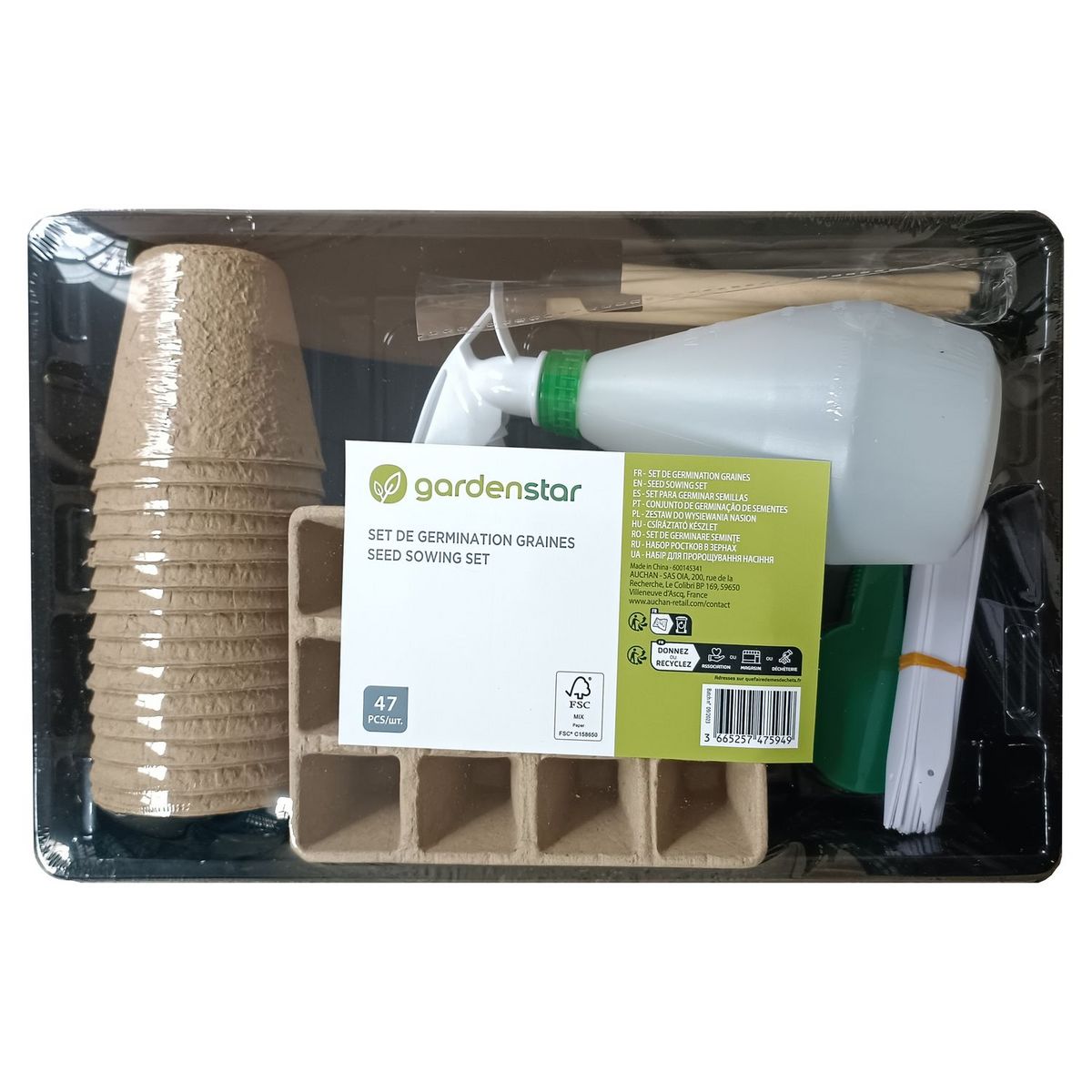 Kit croissance semis - 47 pièces