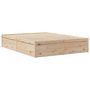 Voir la diapositive 3 : VIDAXL Cadre de lit sans matelas 140x190 cm bois de pin massif