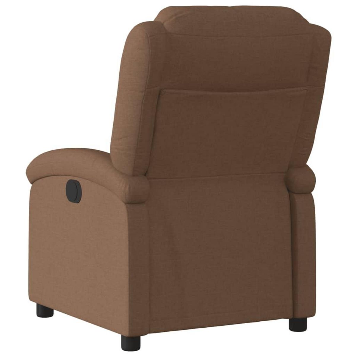 VIDAXL Fauteuil inclinable Marron Tissu