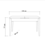Voir la diapositive 3 : CONCEPT USINE Table extensible en bois max 6 personnes DYNIA