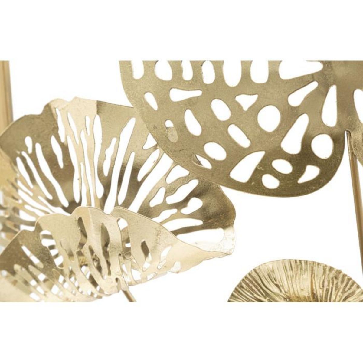 Paris Prix Décoration Murale Encadrée en Métal  Flowers  50cm Or