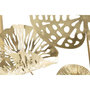 Voir la diapositive 4 : Paris Prix Décoration Murale Encadrée en Métal  Flowers  50cm Or