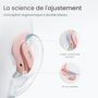 Voir la diapositive 4 : SHOKZ Ecouteurs OpenFit Air Rose