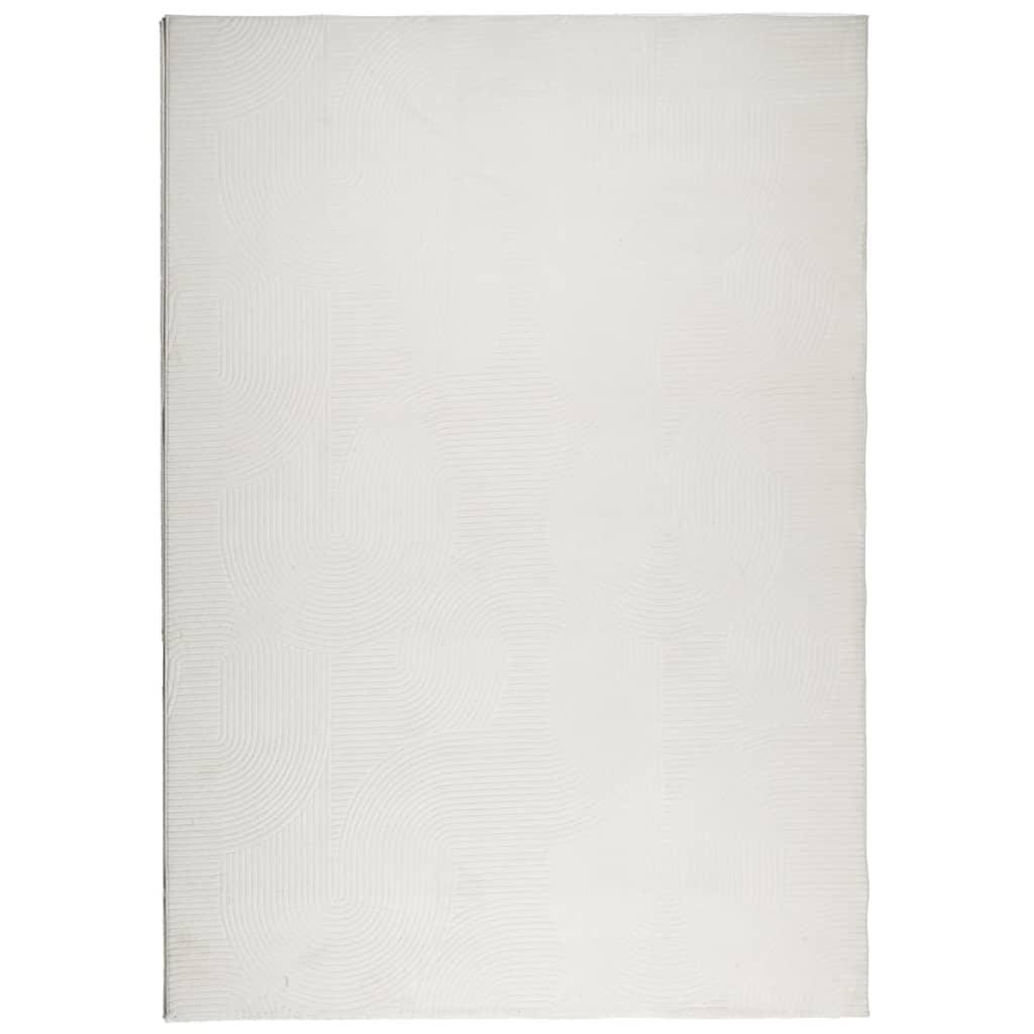 Voir la diapositive 2 : VIDAXL Tapis IZA poils courts style scandinave creme 120x170 cm