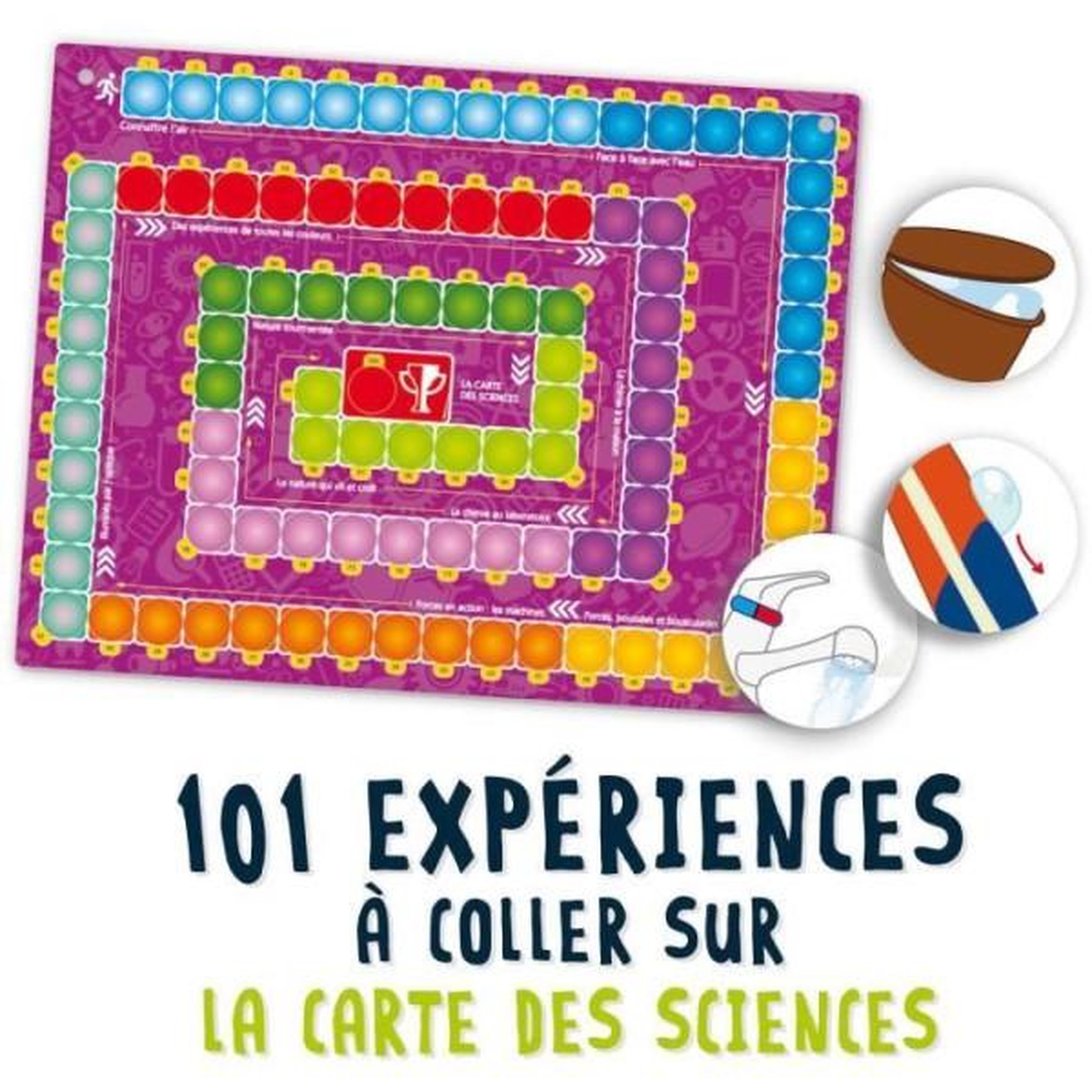 Voir la diapositive 2 : LISCIANI GIOCHI Le super laboratoire de mes 101 premieres expériences - Kit Scientifique - I'M A GENIUS