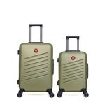 SWISS KOPPER SWISS KOPPER - LOT DE 2 - Valises weekend et cabine ZURICH. Coloris disponibles : Rose, Gris, Bleu, Noir, Beige, Vert