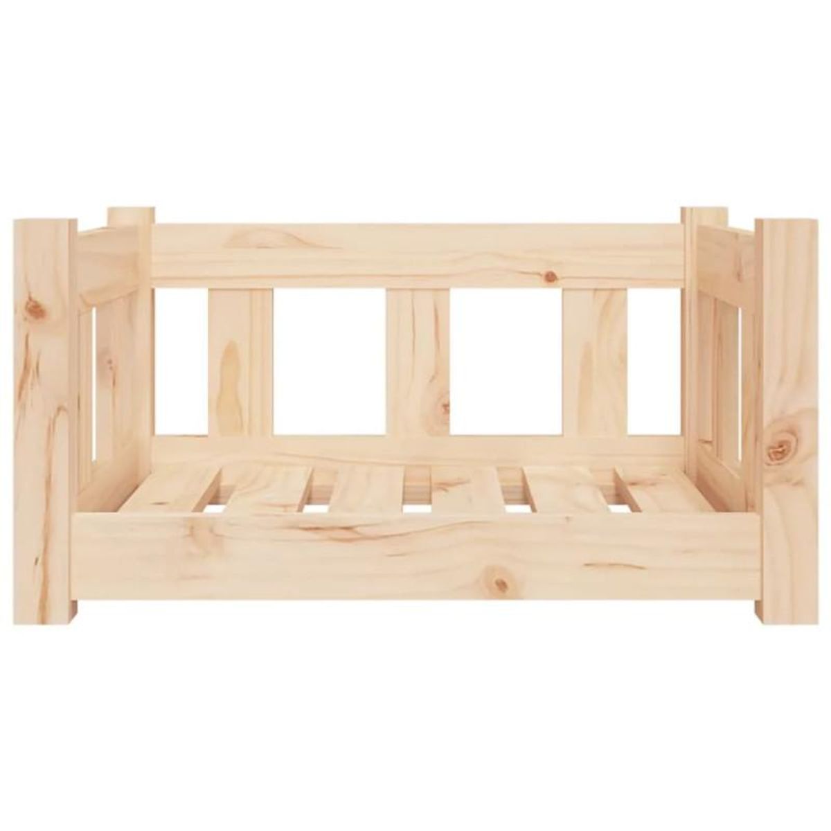 VIDAXL Lit pour chien 55,5x45,5x28 cm bois de pin solide