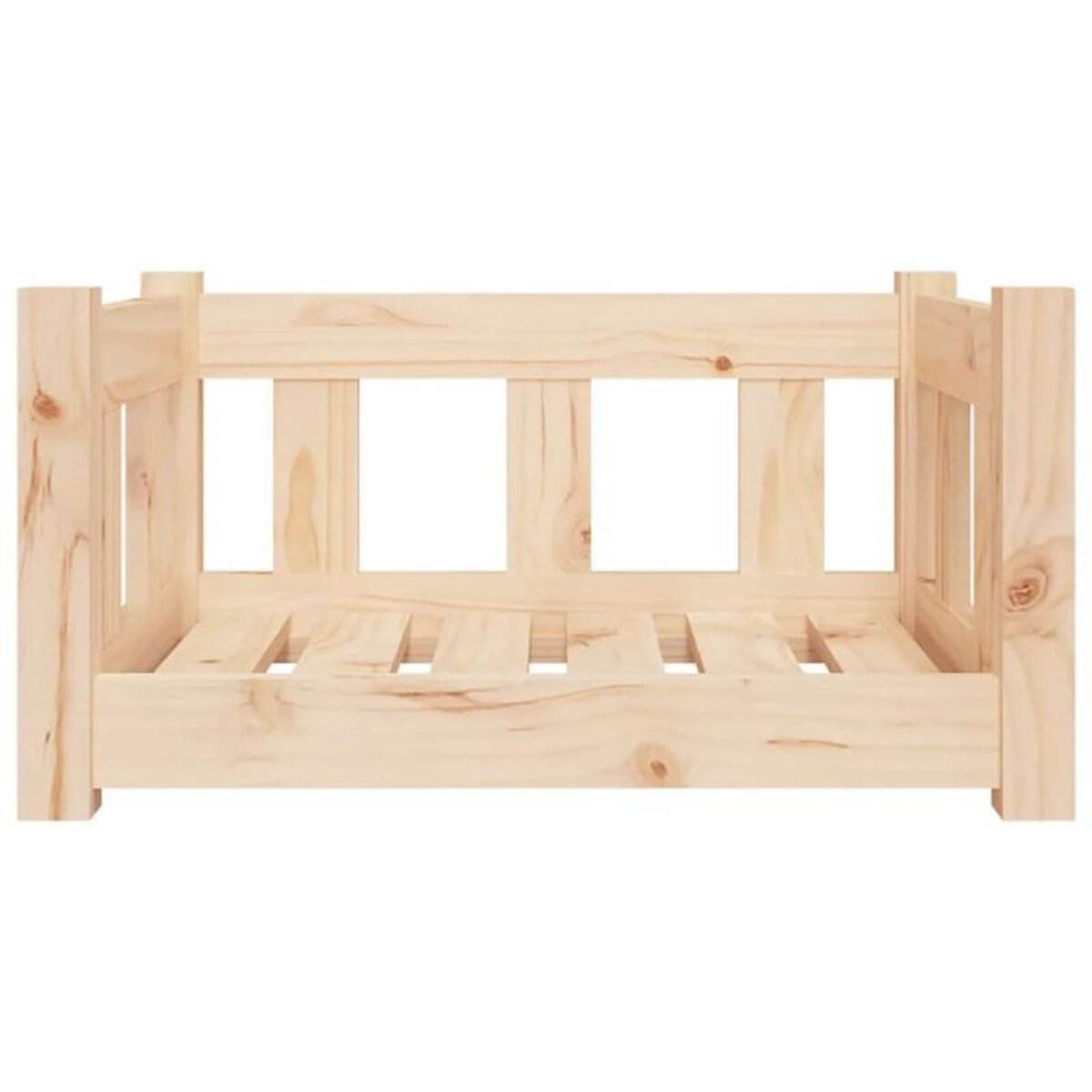 VIDAXL Lit pour chien 55,5x45,5x28 cm bois de pin solide