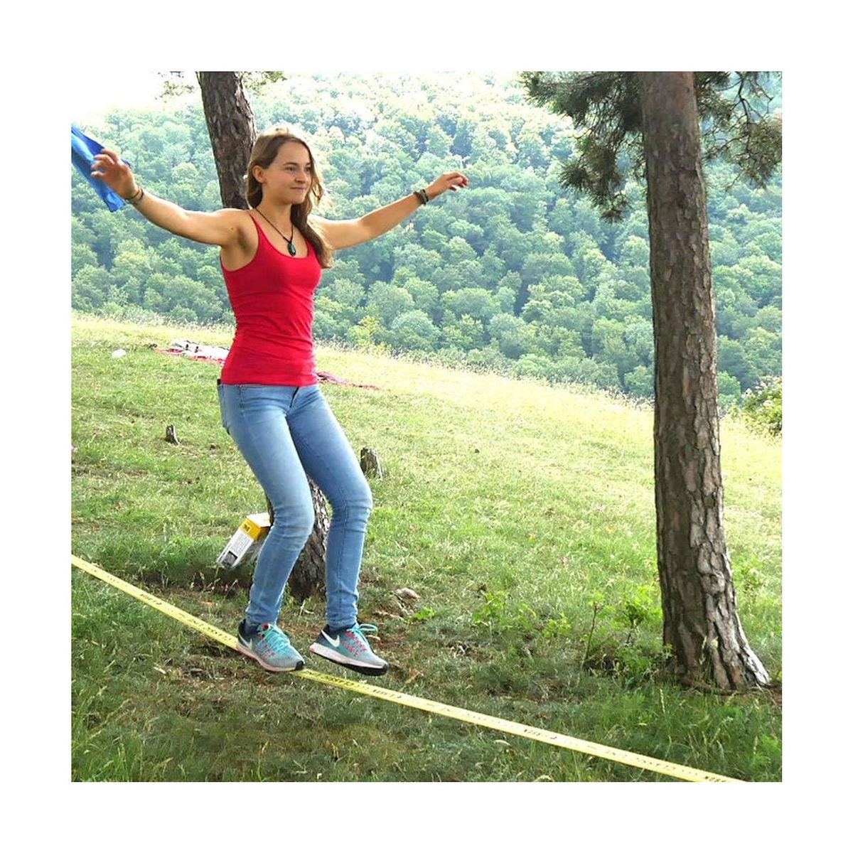GIBBON Set Slackline Classique -15m/25m 25 M