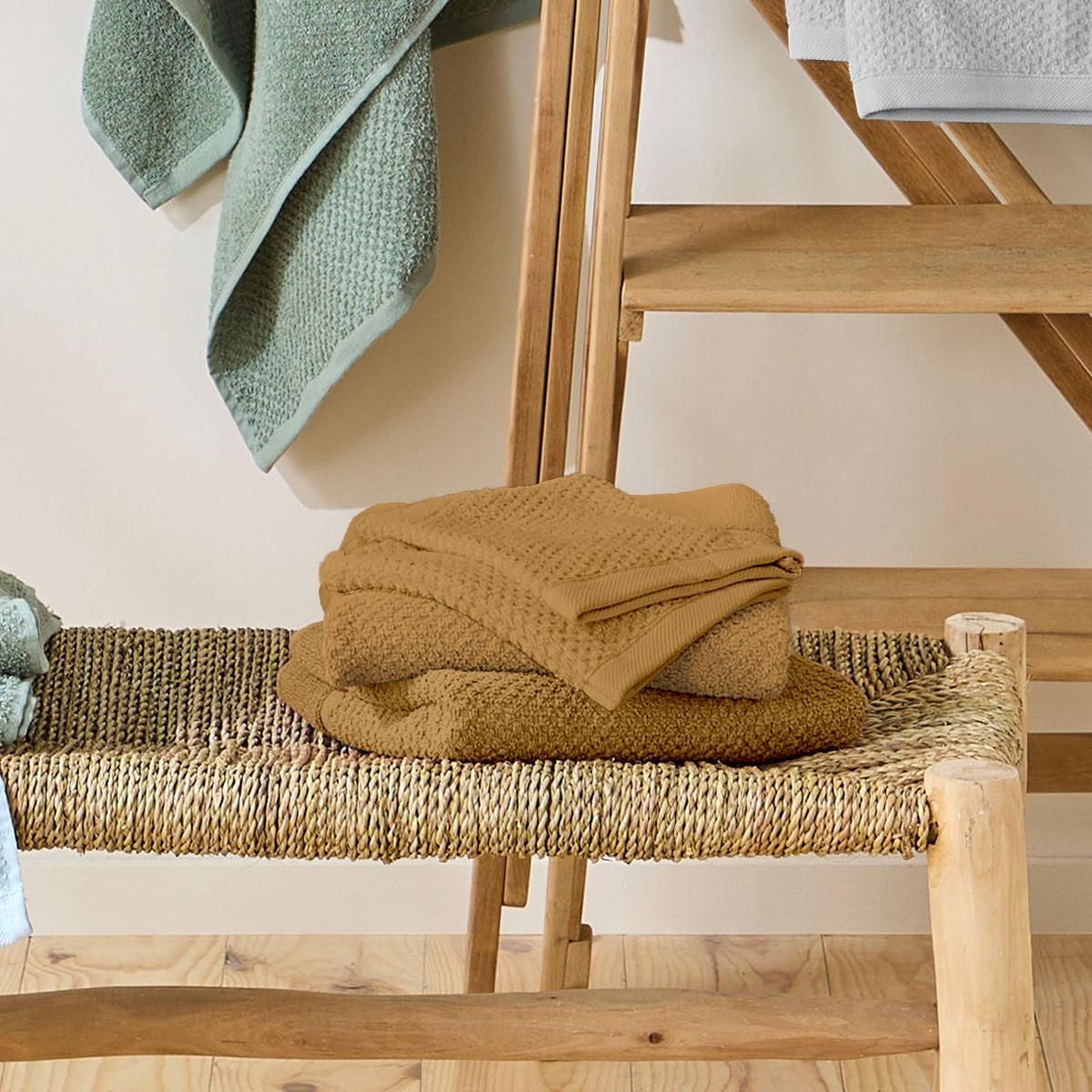 GUY LEVASSEUR Lot 2 serviettes de bain et 2 gants de toilette