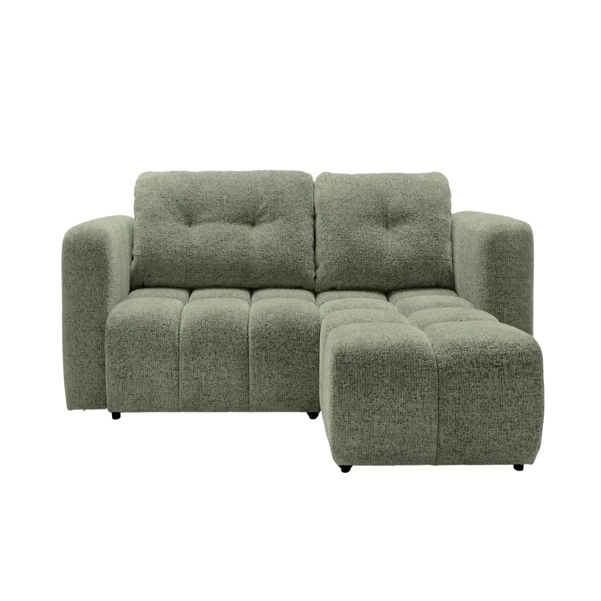Voir la diapositive 1 : CASANOVA PARIS Romy 3 places - canapé d'angle convertible tissu chenille 3 places