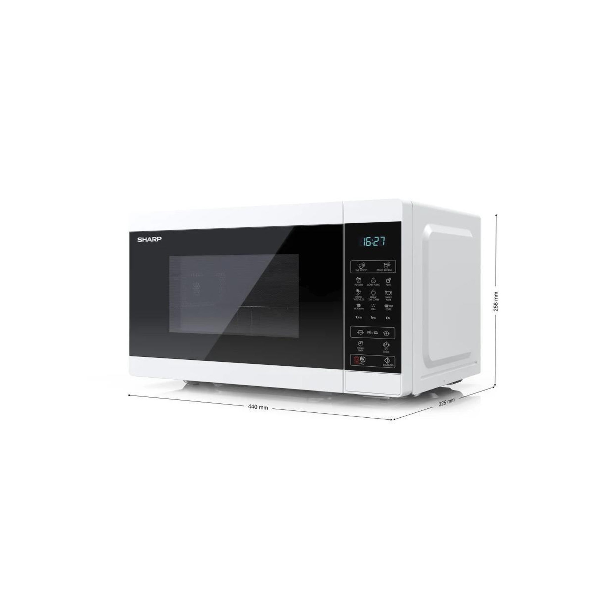 Voir la diapositive 3 : Sharp Micro-ondes Sharp 20 litres 800 W bleu et blanc