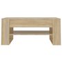 Voir la diapositive 3 : VIDAXL Table basse chene sonoma 102x55x45 cm bois d'ingenierie
