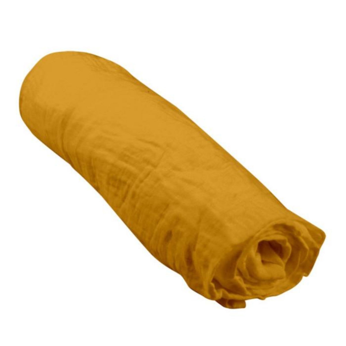 Paris Prix Drap Housse Bébé  Extensible  70x140cm Moutarde