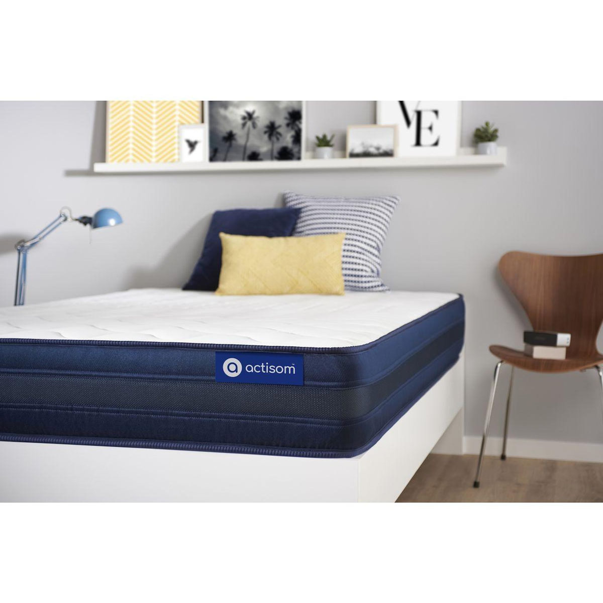 ACTISOM Matelas ACTIMEMO TECH 120x190 Mémoire de forme Maxi épaisseur 5zones de confort