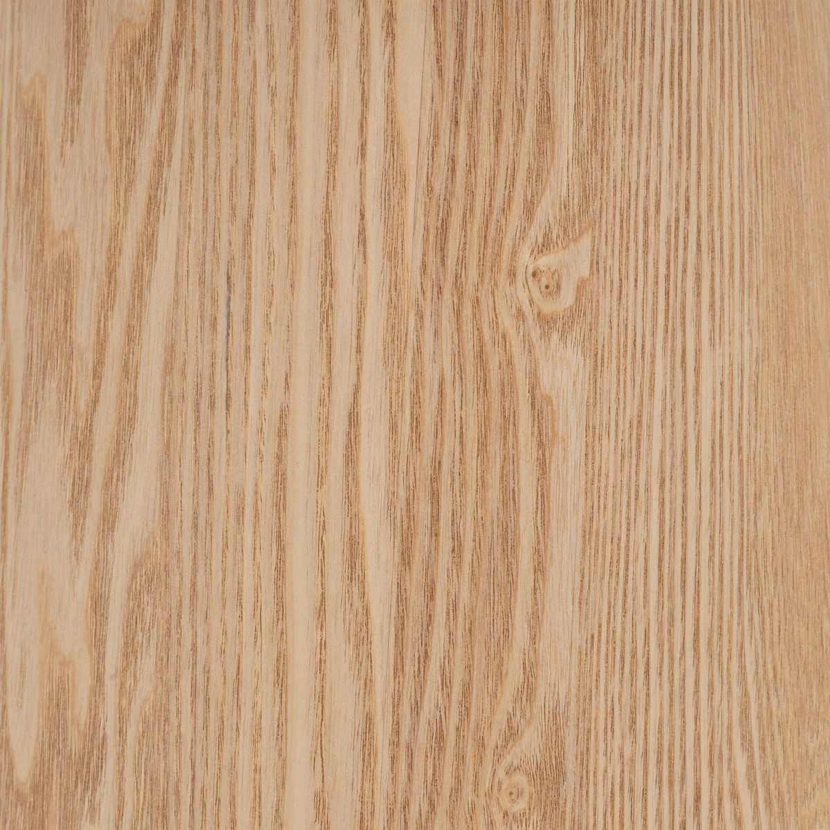 ATMOSPHERA Table à café ronde en métal et bois HERCYNA - Beige