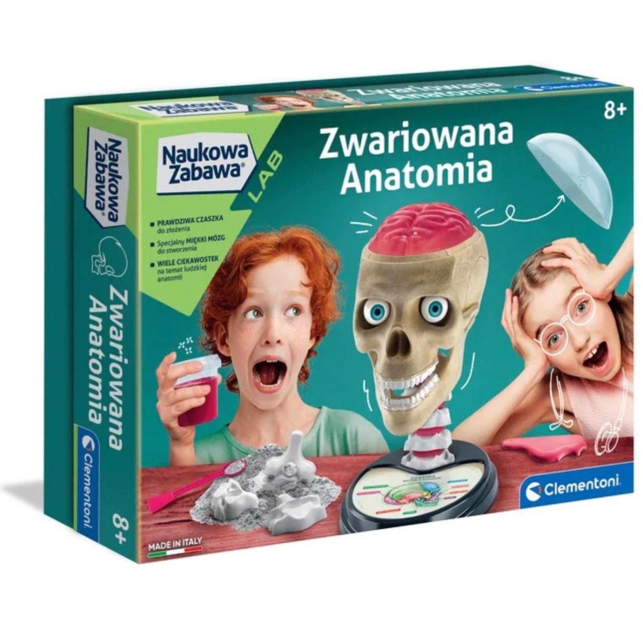 CLEMENTONI Coffret scientifique  50697 science  and  jeu - anatomie déjantée