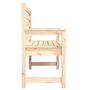 Voir la diapositive 5 : VIDAXL Banc de jardin 109x48x91,5 cm bois massif de pin