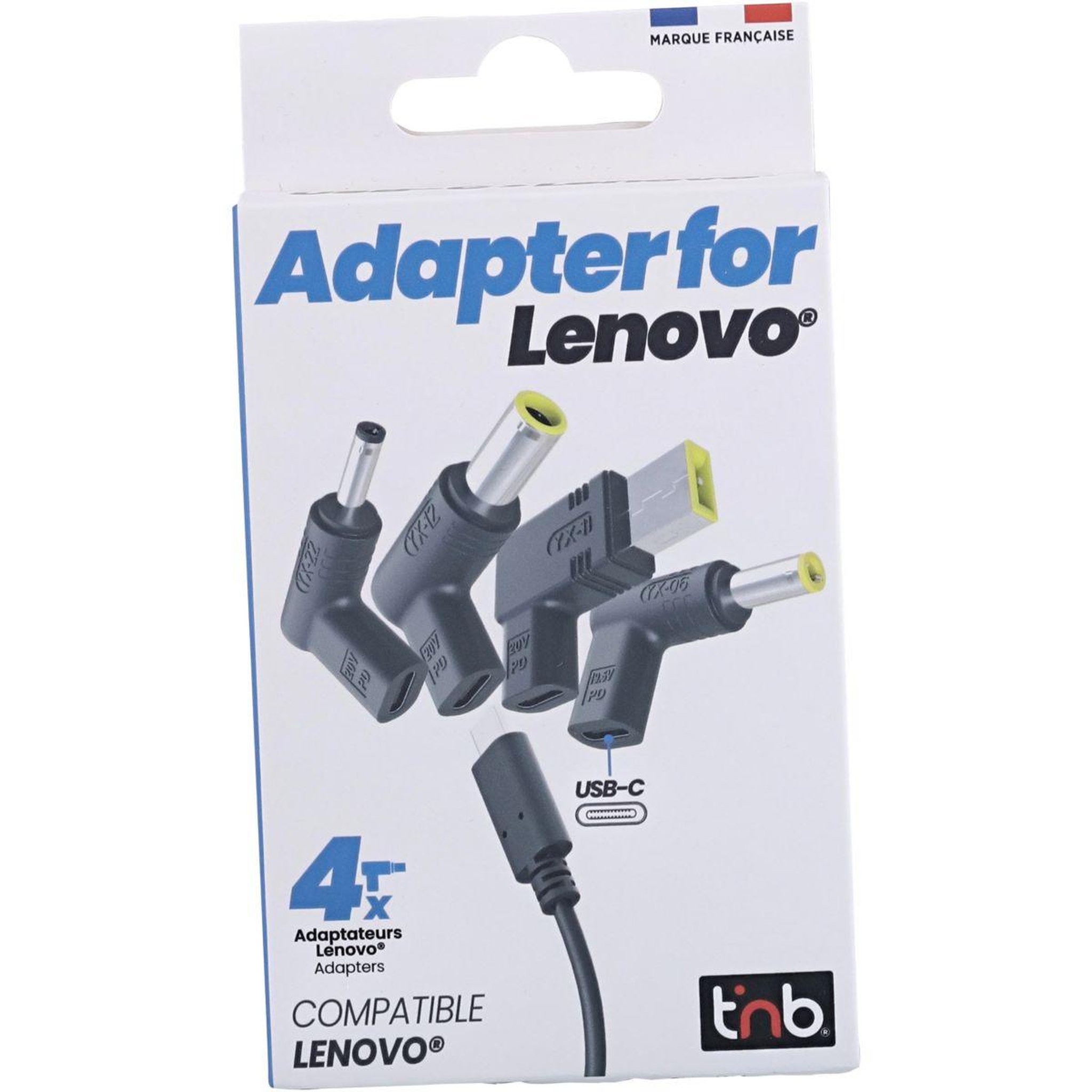 Voir la diapositive 5 : TNB Hub usb-c vers lenovo 4 embouts noir