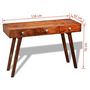 Voir la diapositive 6 : VIDAXL Table console avec 3 tiroirs 76 cm Bois massif