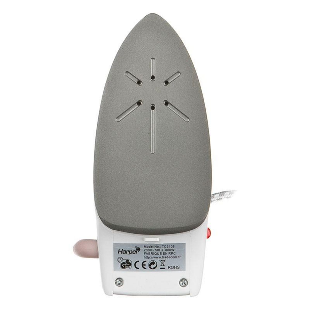 Harper Fer Vapeur De Voyage Avec Poignée Pliable Tc3108 Harper