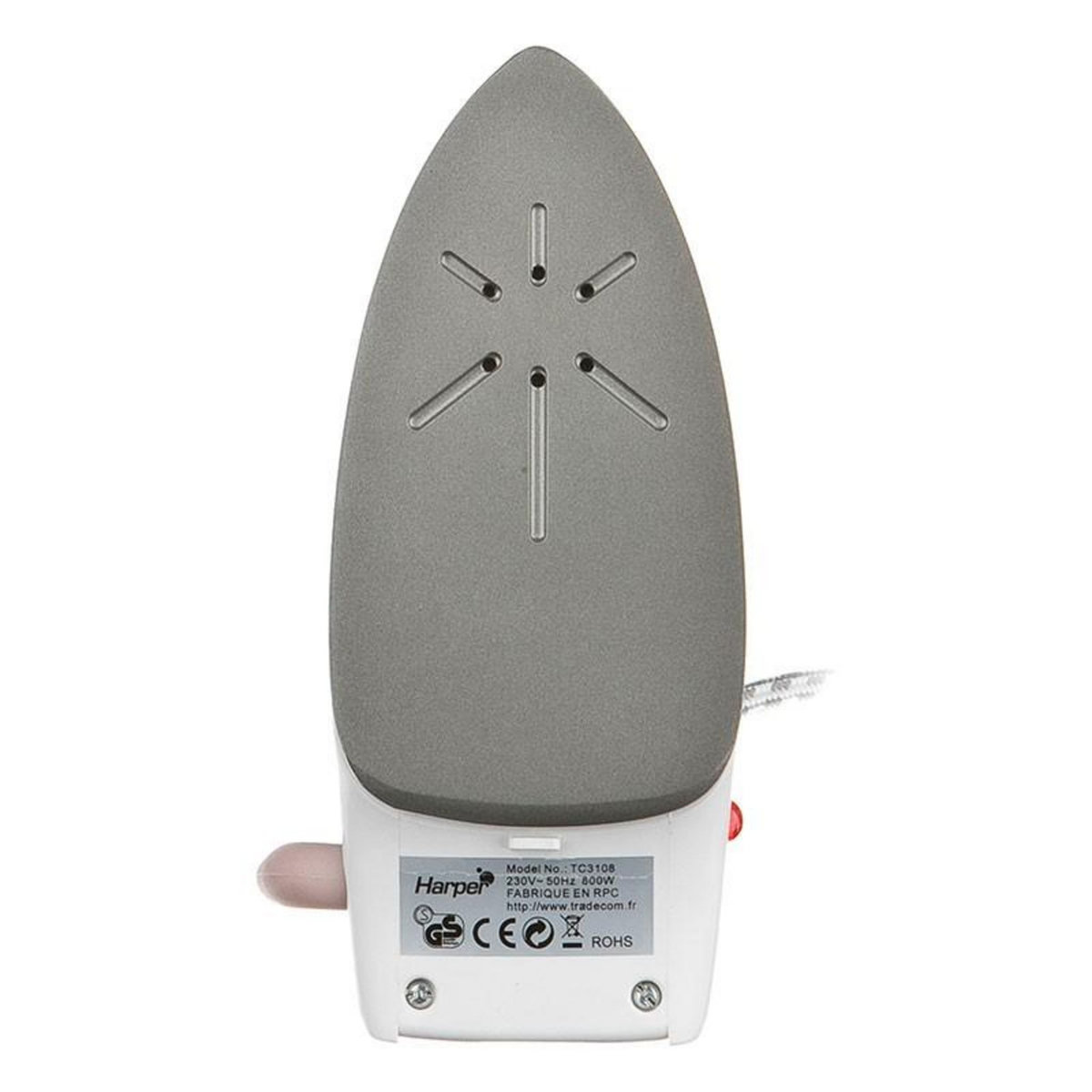 Harper Fer Vapeur De Voyage Avec Poignée Pliable Tc3108 Harper