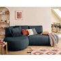 Voir la diapositive 2 : LISA DESIGN Santorini - module d'assise gauche - en tissu texturé