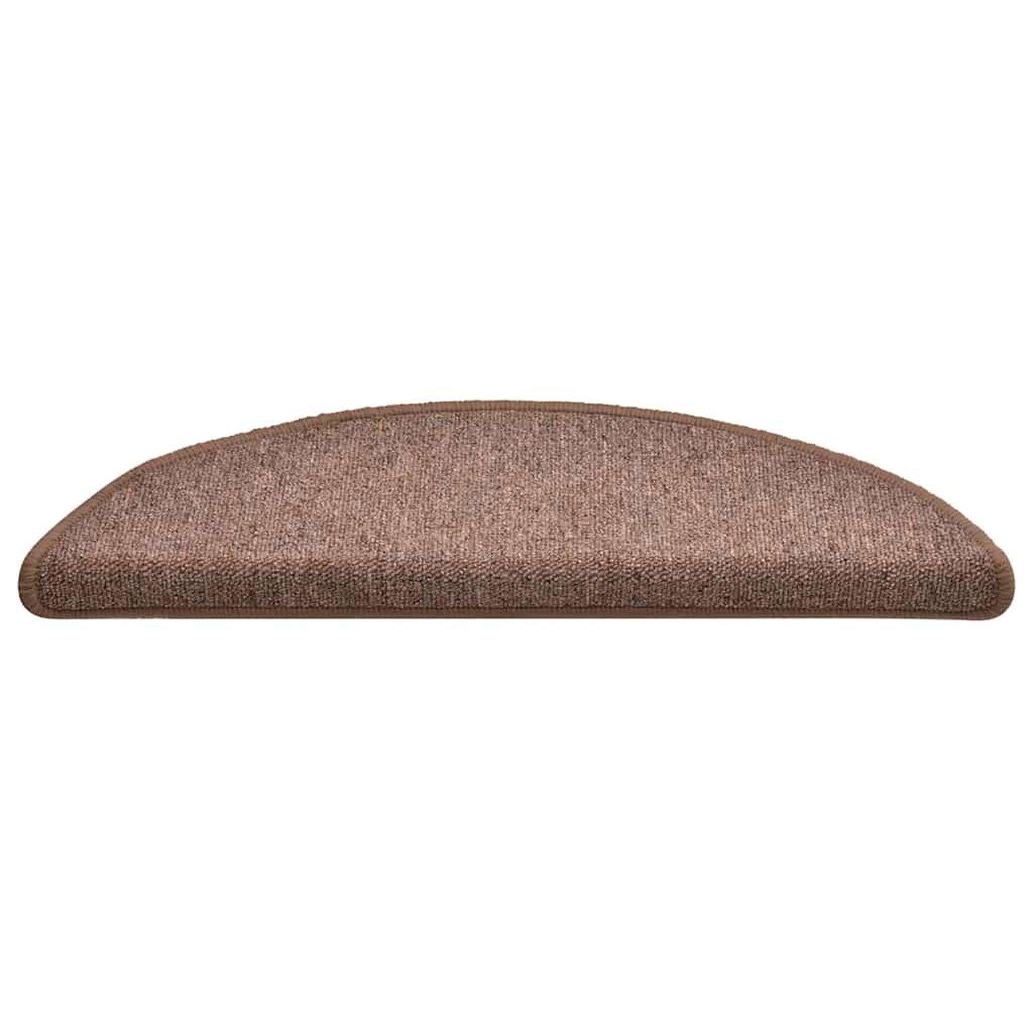 Voir la diapositive 3 : VIDAXL Tapis d'escalier 30 pcs marron 56x17x3 cm