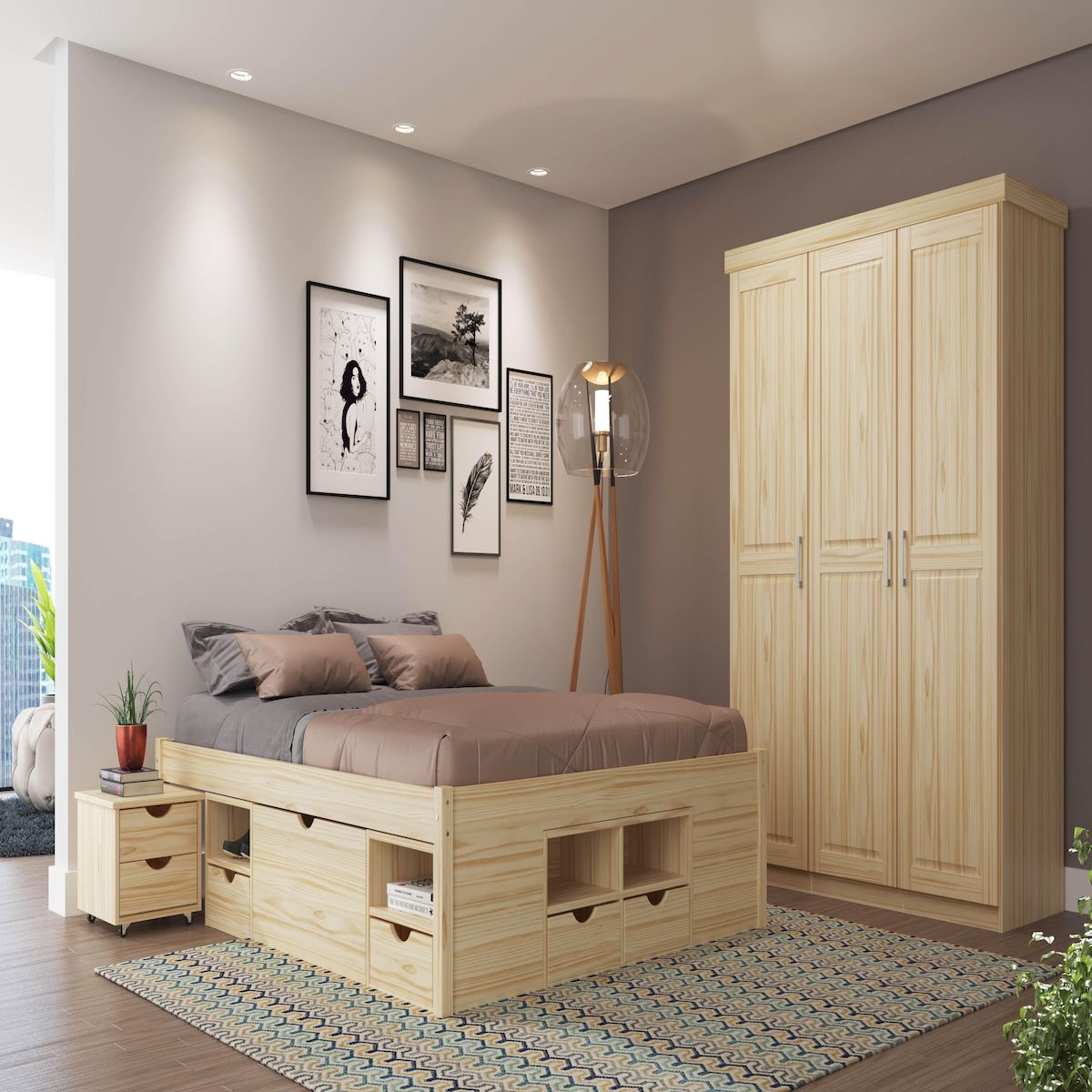 INTERLINK Lit fonctionnel CLAAS 160x200